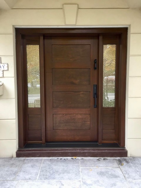 Single Front Entry Doors 4 minimalistisch-eingang