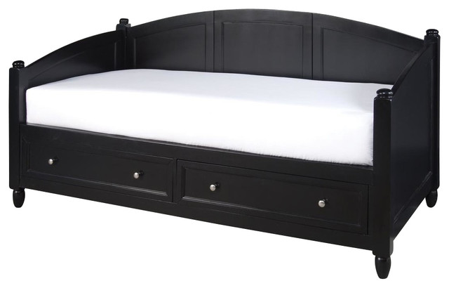 Bedford Daybed, Black - Traditional - Daybeds - By Home Styles Furniture