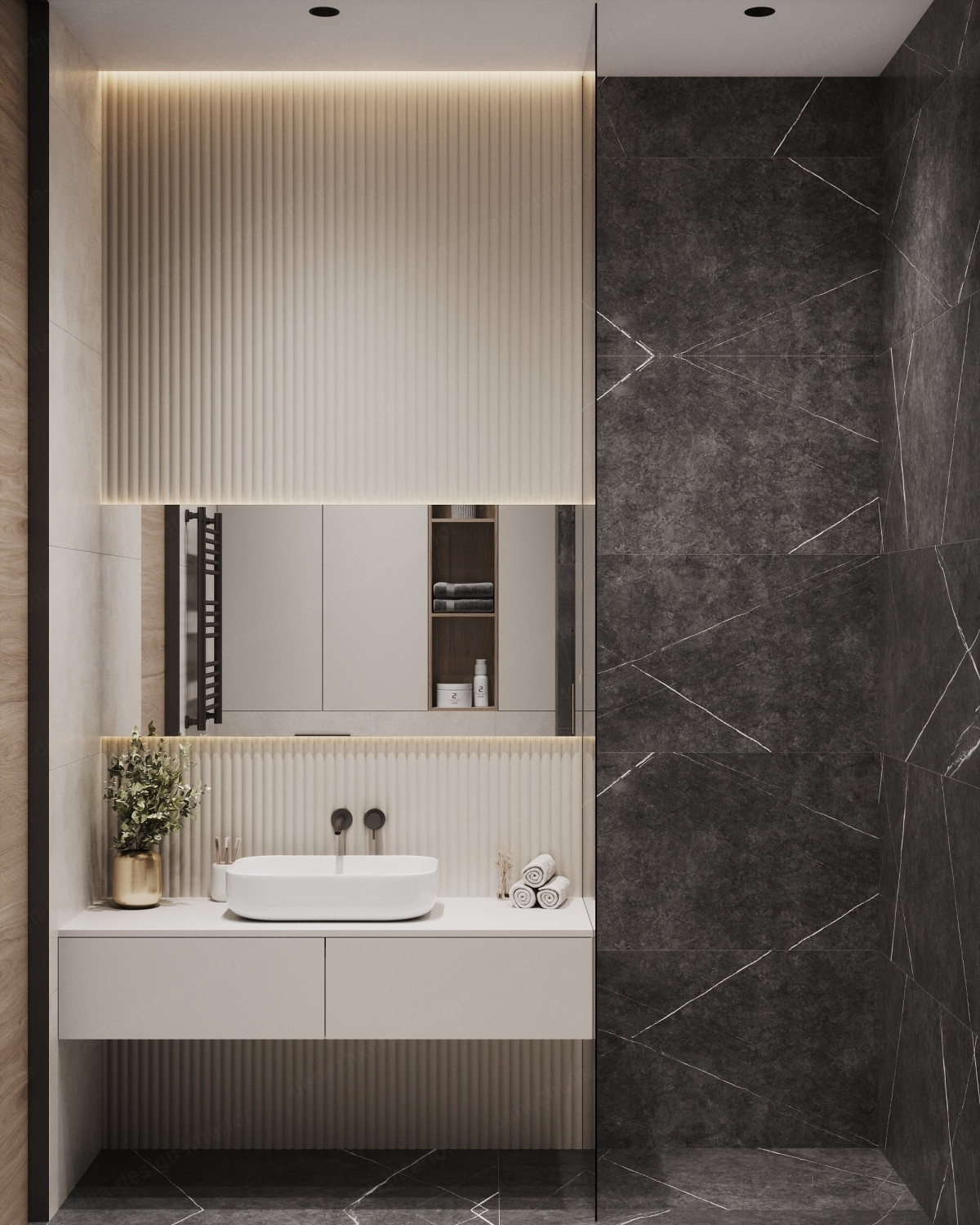 Дизайн проект 3 комнатной квартиры - ЖК Резиденция Архитекторов