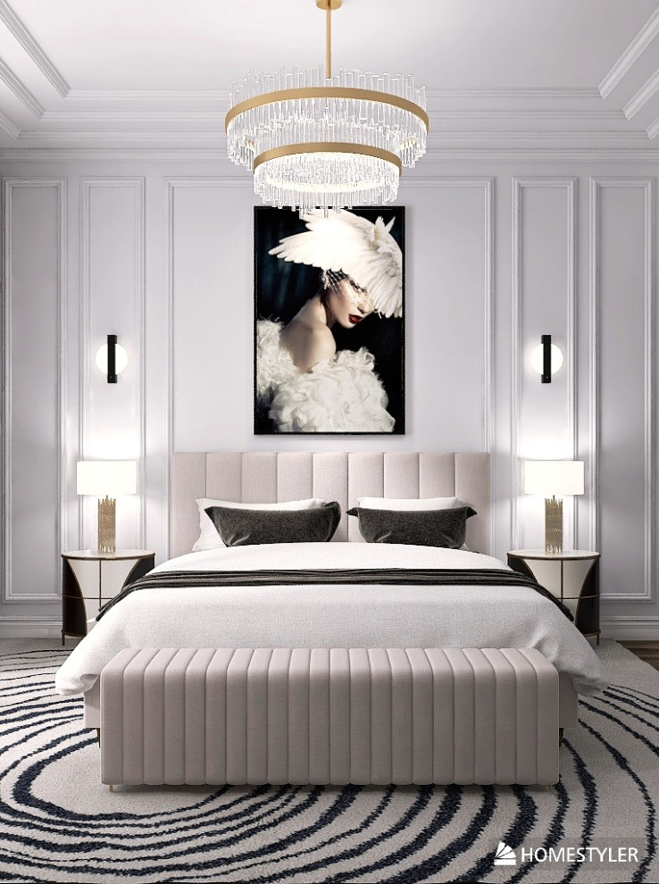 Спальня в стиле ар-деко