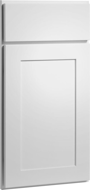 Rockford Door | Painted White Finish | CliqStudios.com Kitchen Cabinets