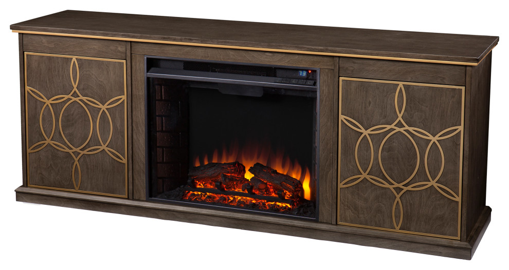 Yardlynn Electric Fireplace Console Entertainment Centers And Tv