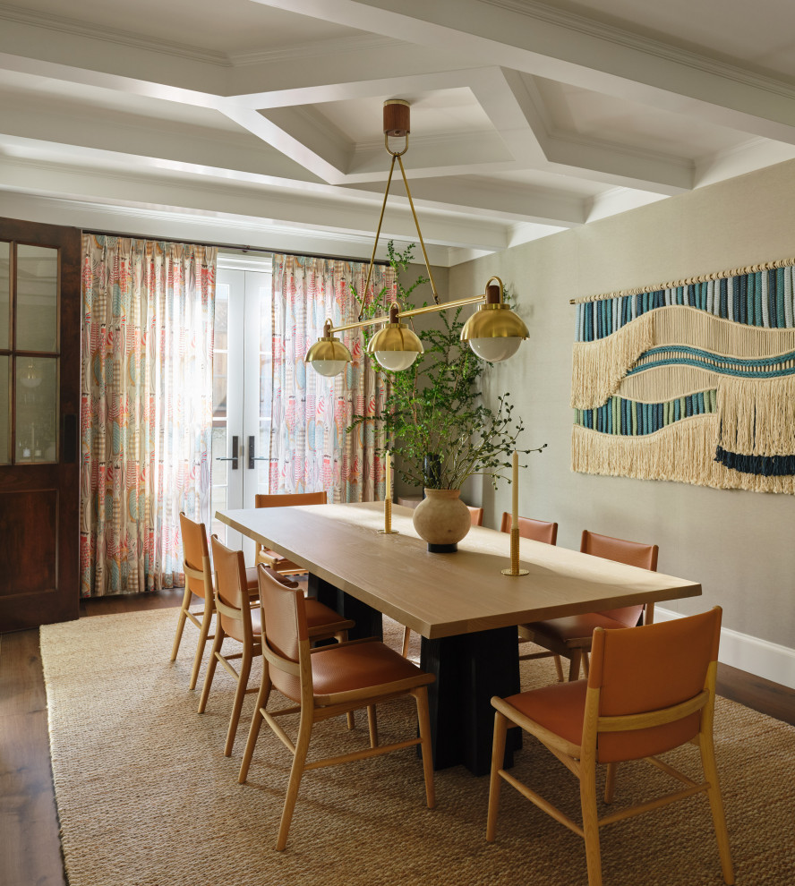 Inspiration for a transitional dining room remodel in San Francisco