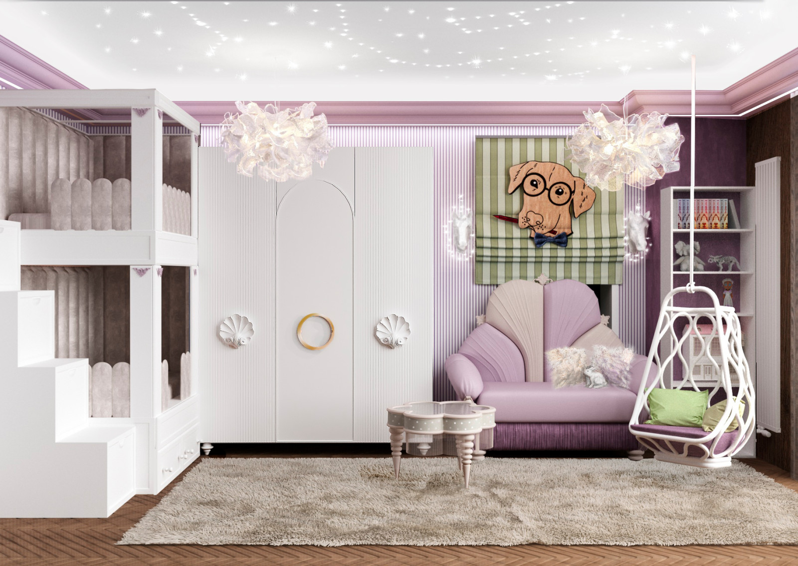 Дизайн интерьера детской комнаты