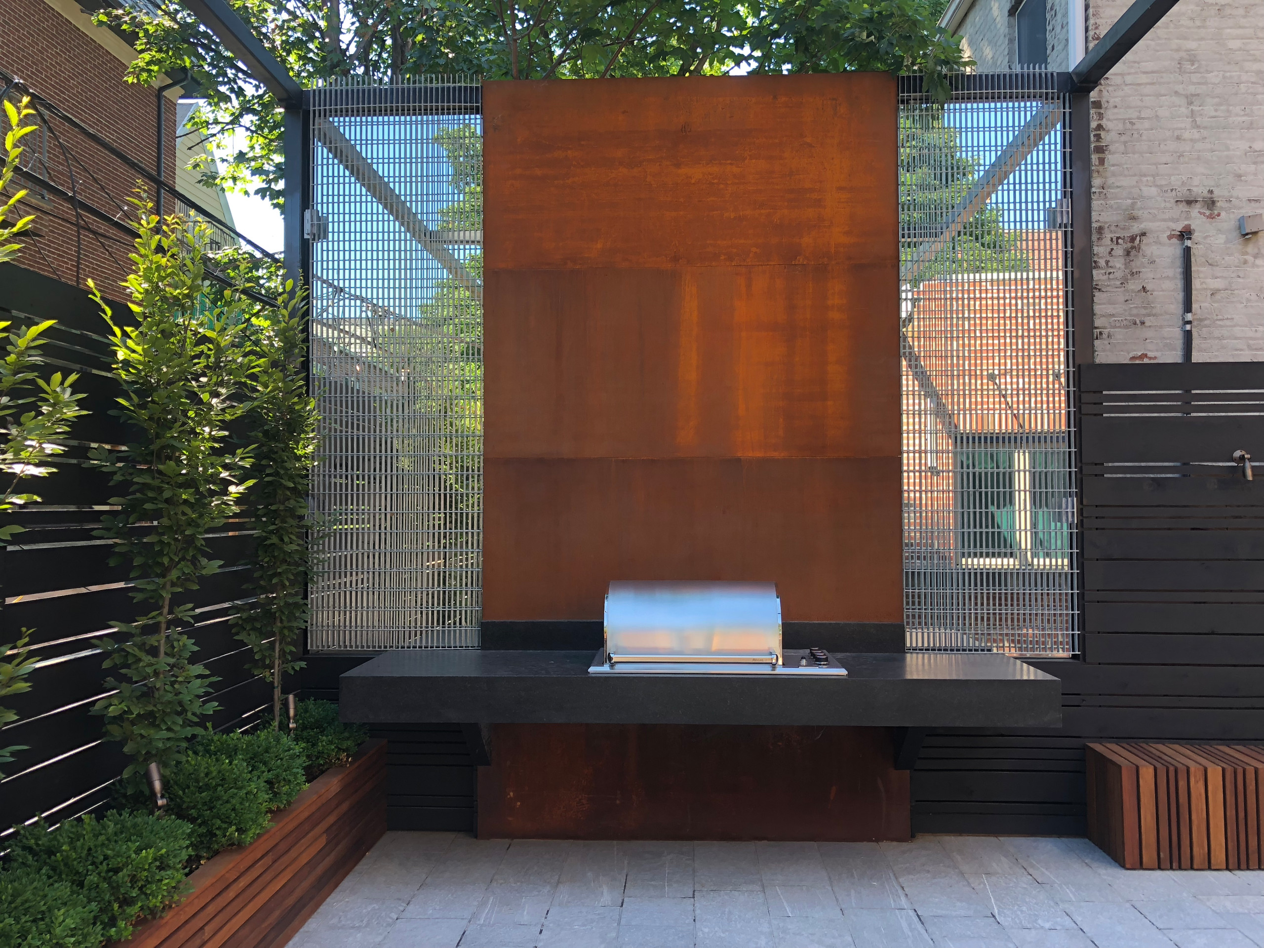Modern Kitchen Extention Garden
