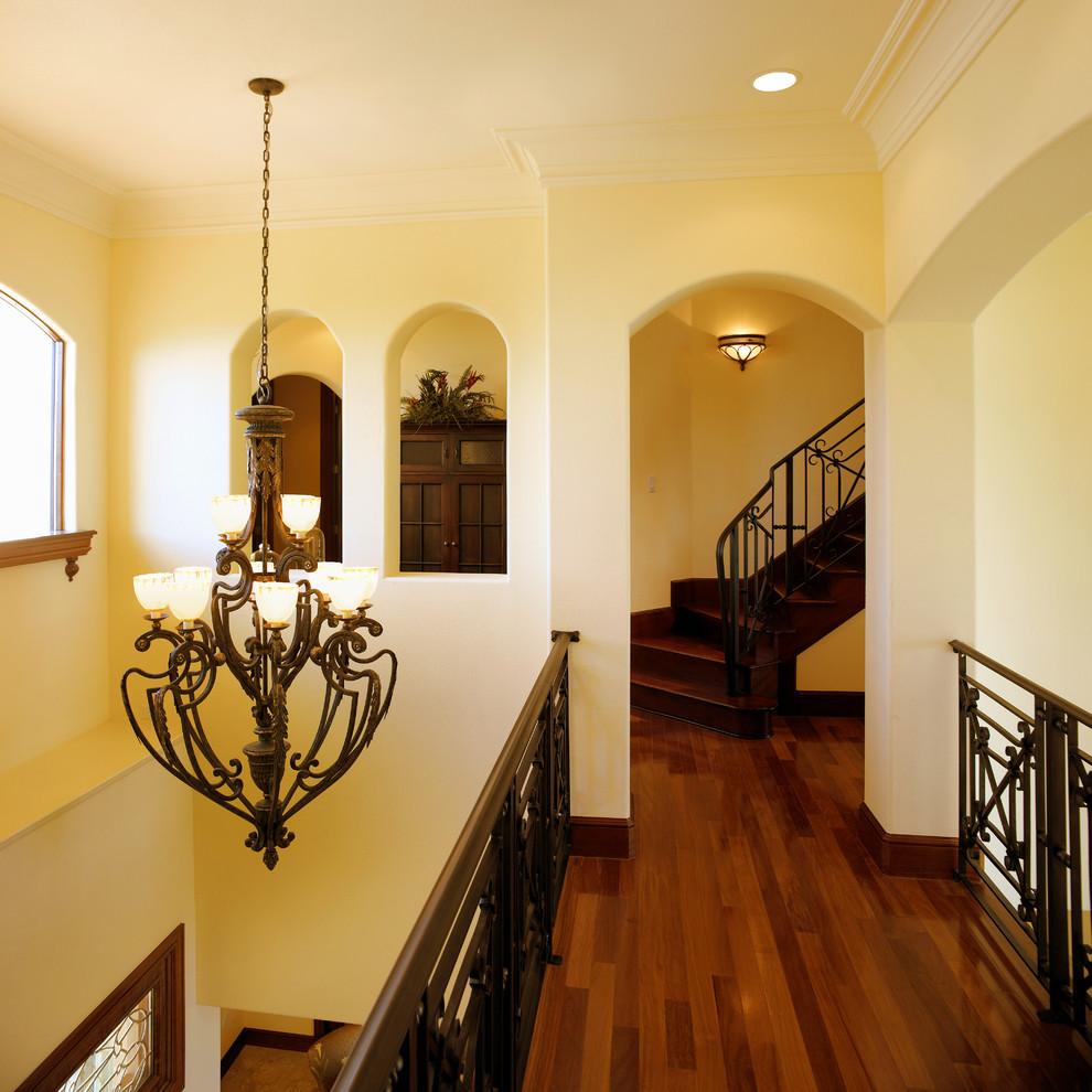 This is an example of a mediterranean staircase in Tampa.