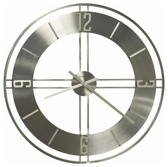 STAR OVERSIZED WALL CLOCK CRAFTED FROM IRON 2"H X 35"DIA BY PARK DESIGN 