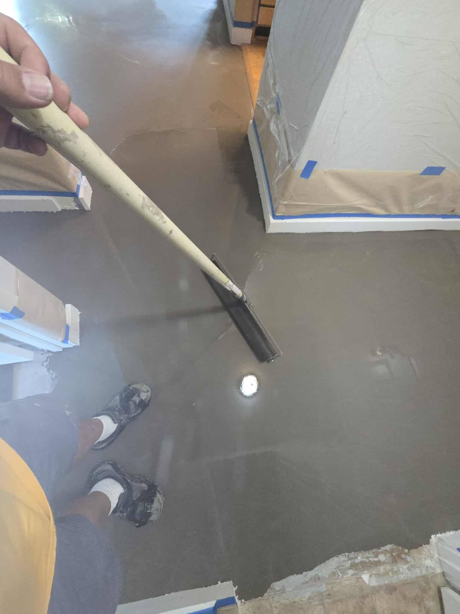 Concrete Subfloor Leveling & Prep