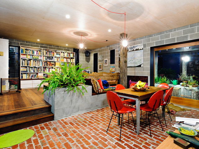 Esplanade, Williamstown eclectic-living-room