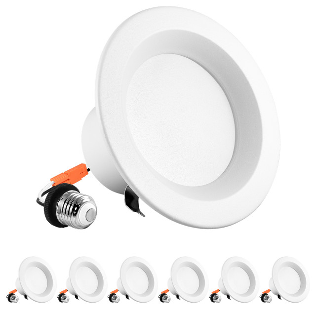 8 PACK 10W 5/6" Dimmable Gimbal LED Recessed Downlight 2700K/5000K 