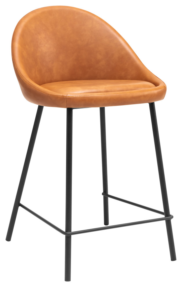 Holmes Counter Stool, Set of 2 Midcentury Bar Stools And Counter