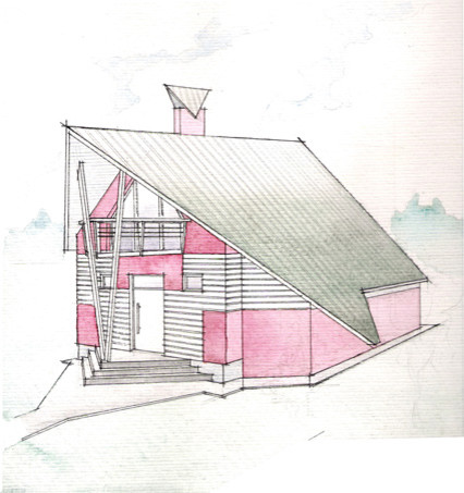 Размышление с карандашом - наброски, малоэтажные частные дома и таунхаусы