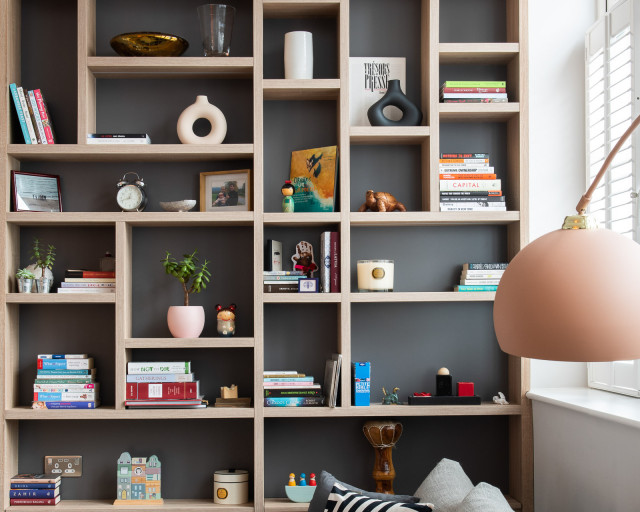 Bespoke Shelving Units Contemporary Games Room London by Studio Schubert Houzz UK