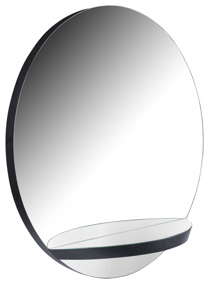 59 x 15 x 59 black glass mirror contemporary wall mirrors by