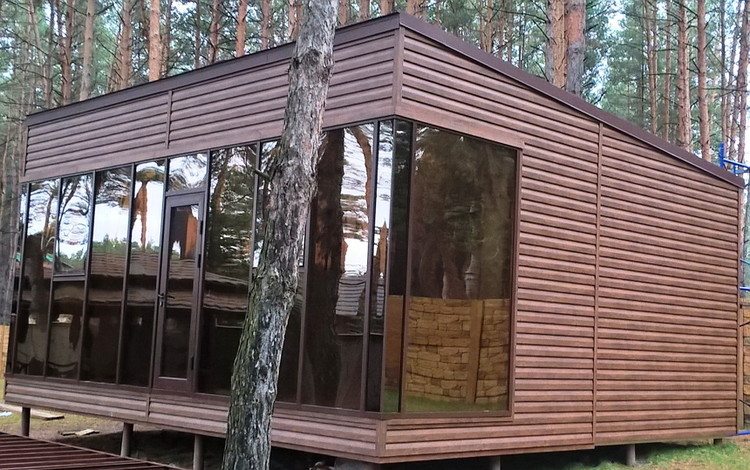 Строительство гостевого дома по технологии ЛСТК.