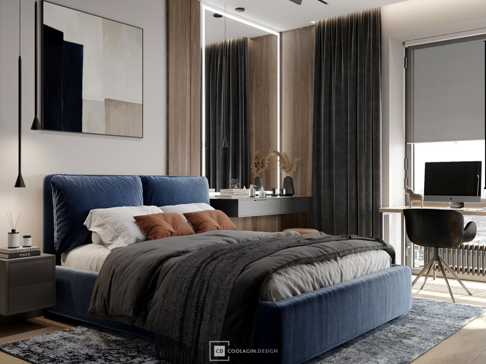 Стильная квартира с панорамными окнами даже в санузле