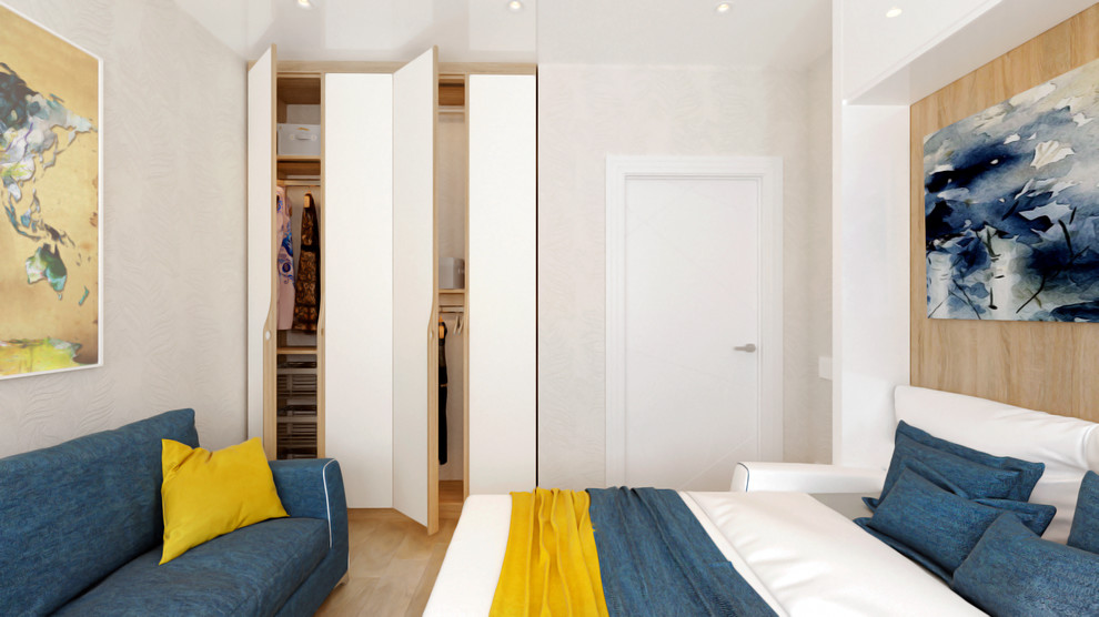 Дизайн-проект квартиры студии в современном стиле