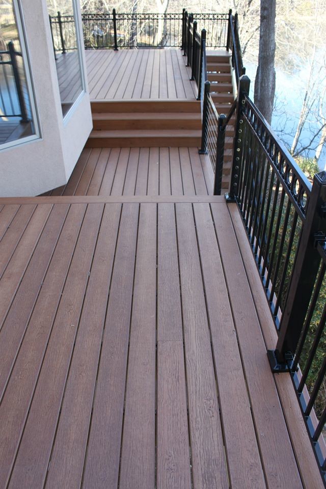 Deck - large rooftop balcony deck idea in Atlanta with no cover