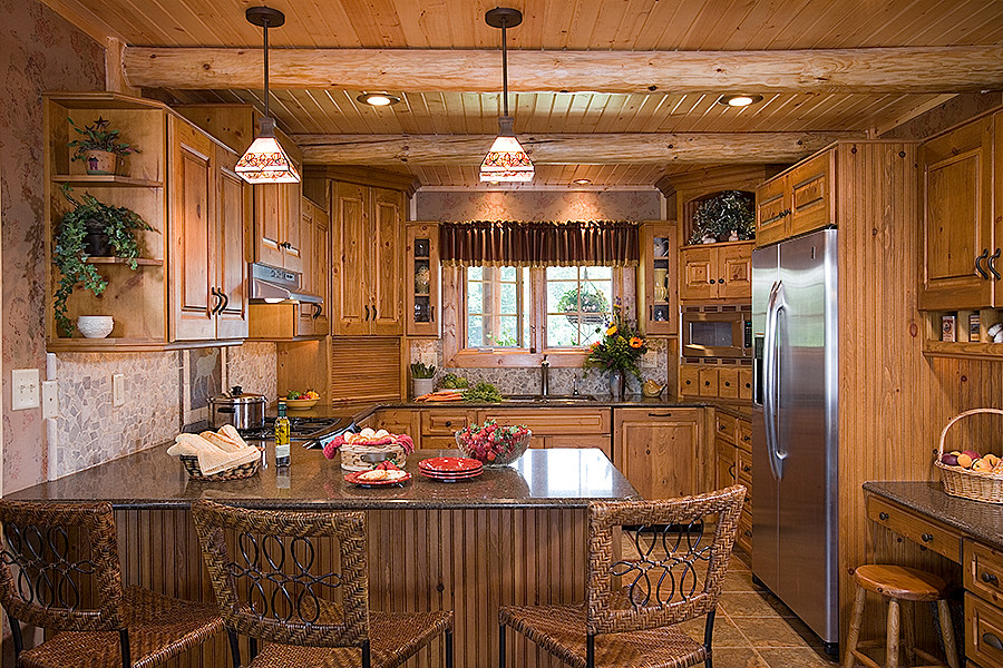 Design ideas for a country kitchen in Milwaukee.