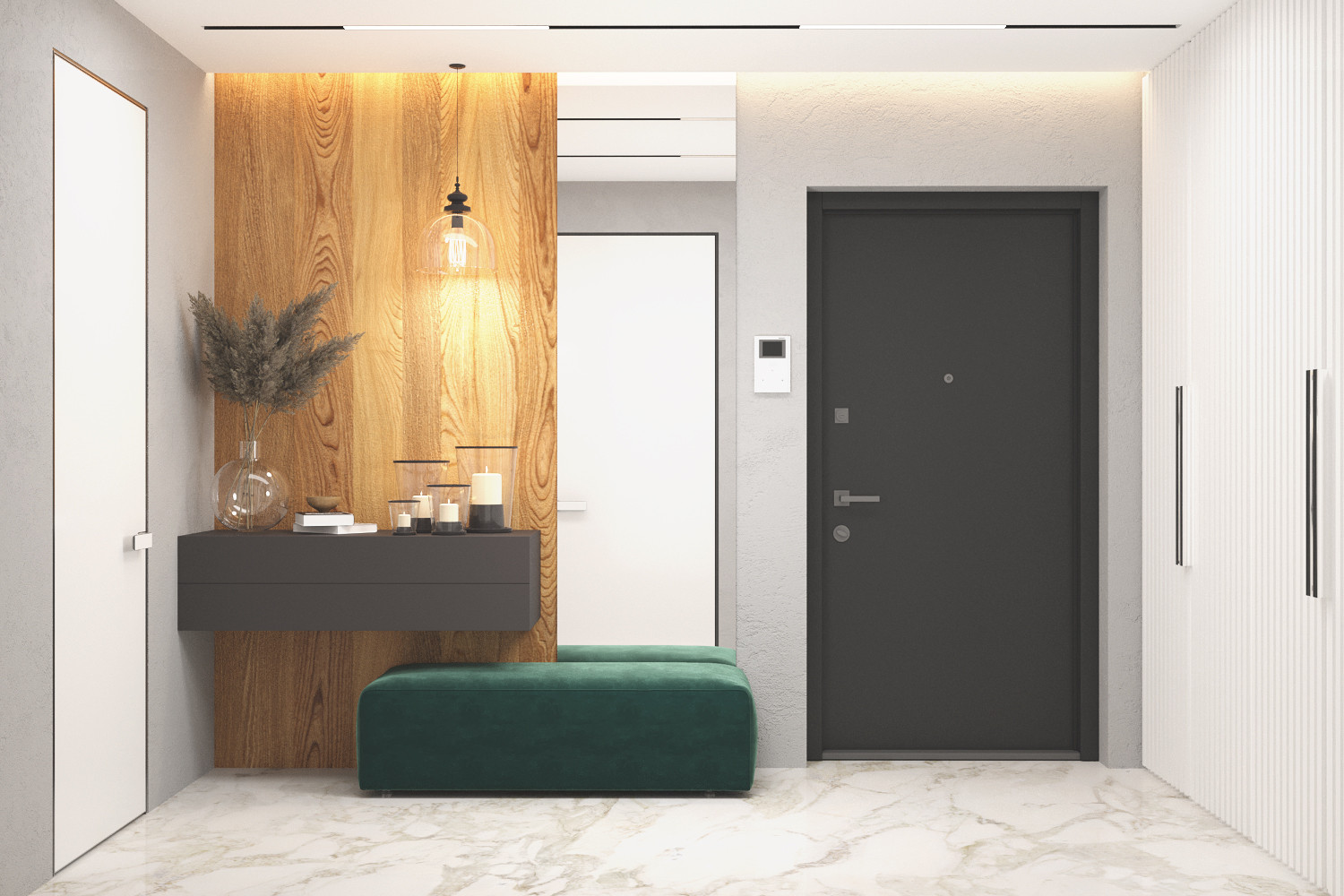 Квартира с изумрудным акцентом