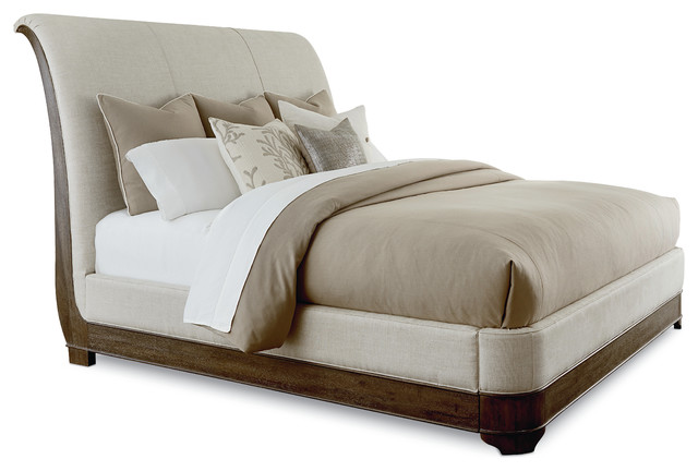 platform sleigh bed queen