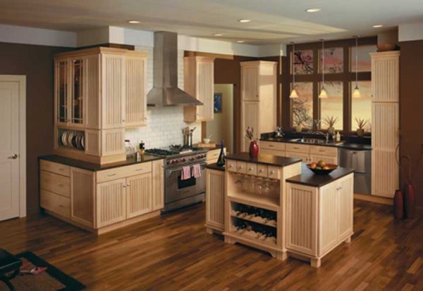 Kitchen - mid-sized modern kitchen idea