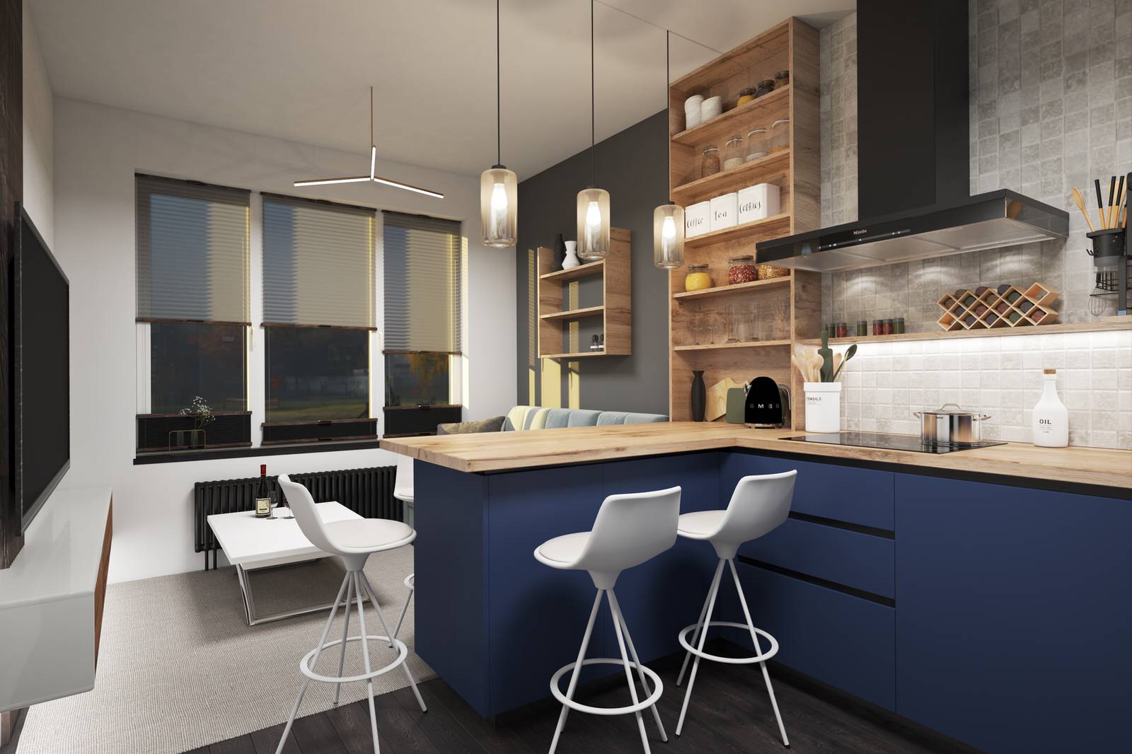 Кухня-гостиная 16 кв.м.