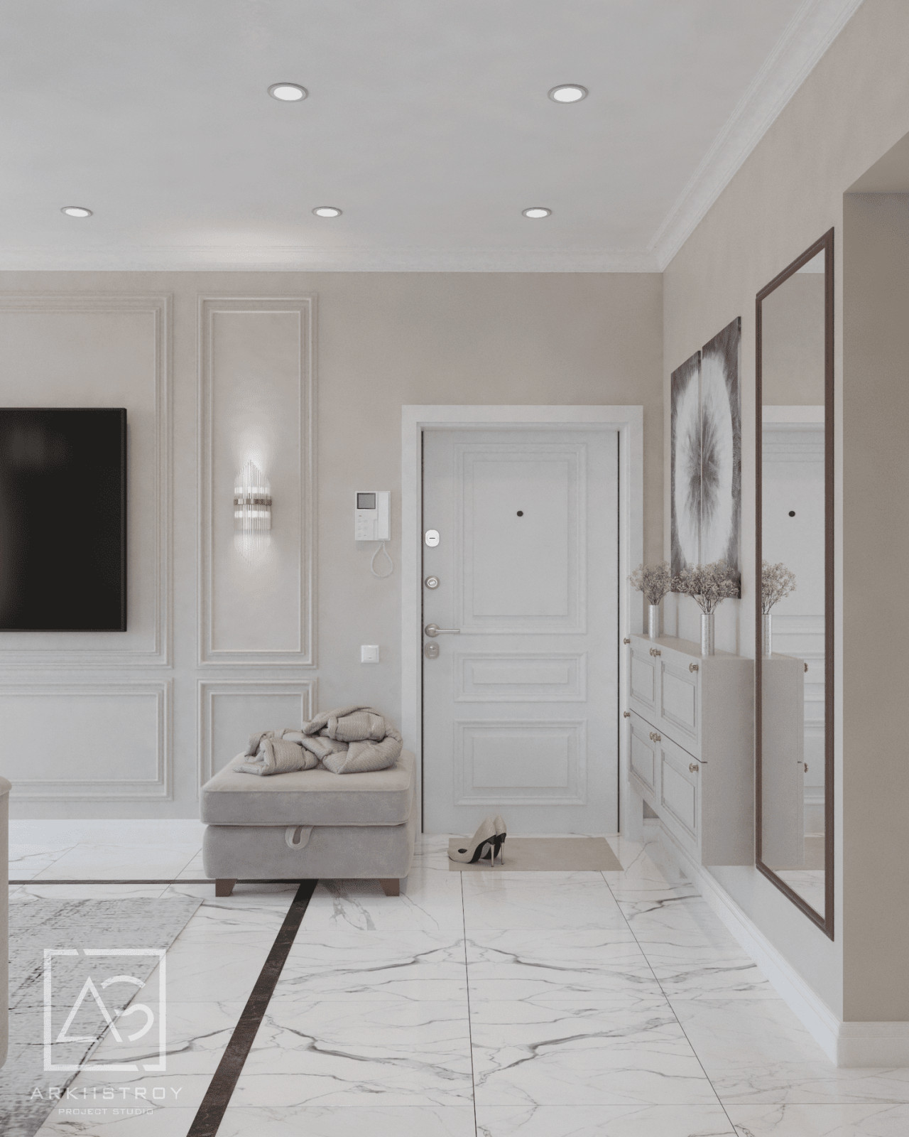 2-х комнатная квартира в Классическом стиле