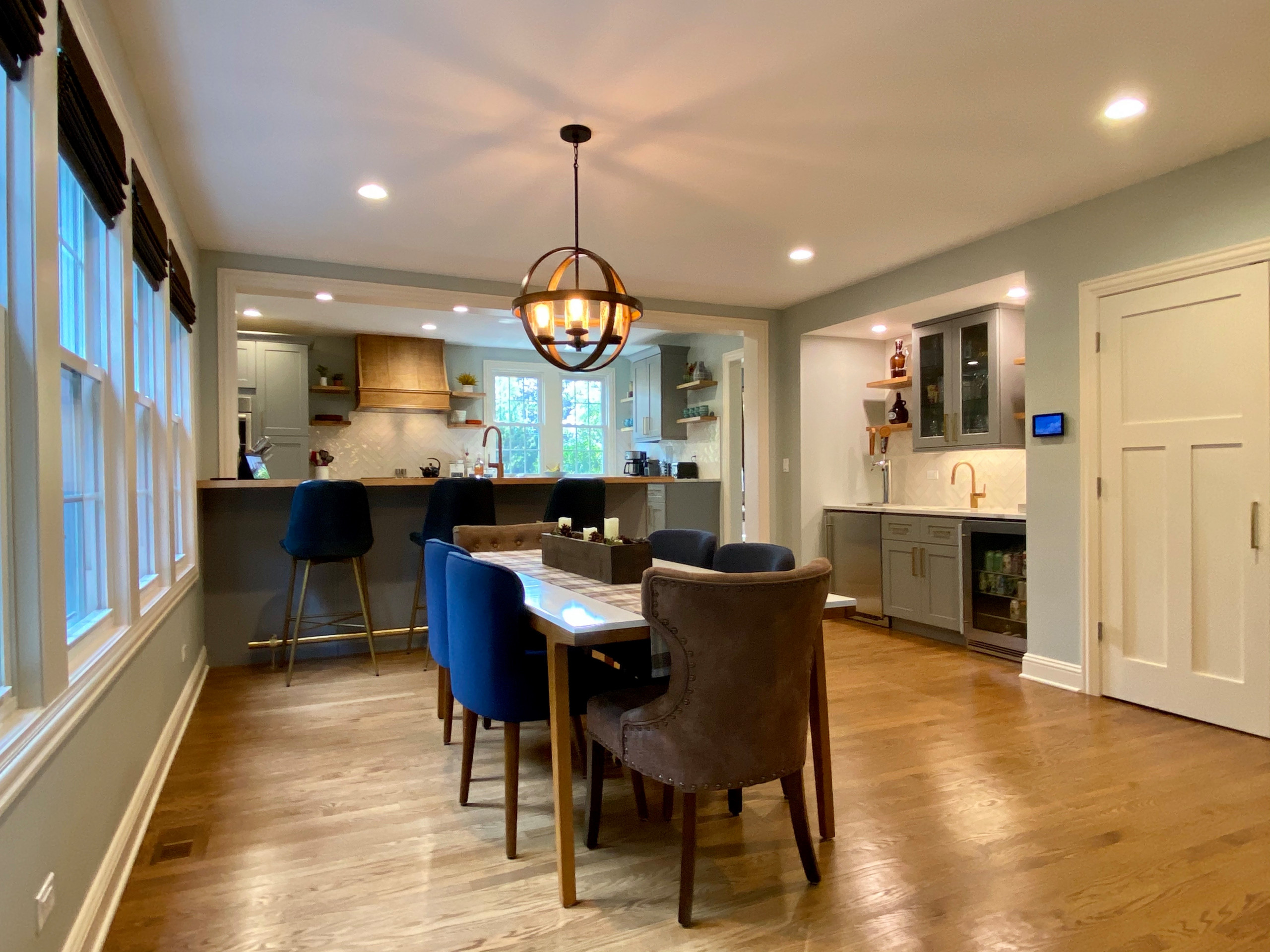 Highland Park Living Room / Kitchen / Wet Bar