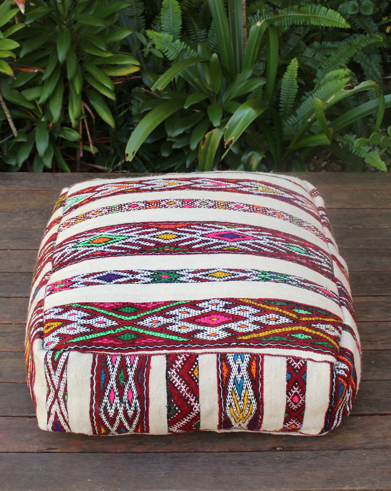 Neo Large Moroccan Floor Cushions Tropical Brisbane By Marr Kett