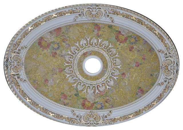 Artistry Lighting Antique White Ceiling Medallion Oval Collection