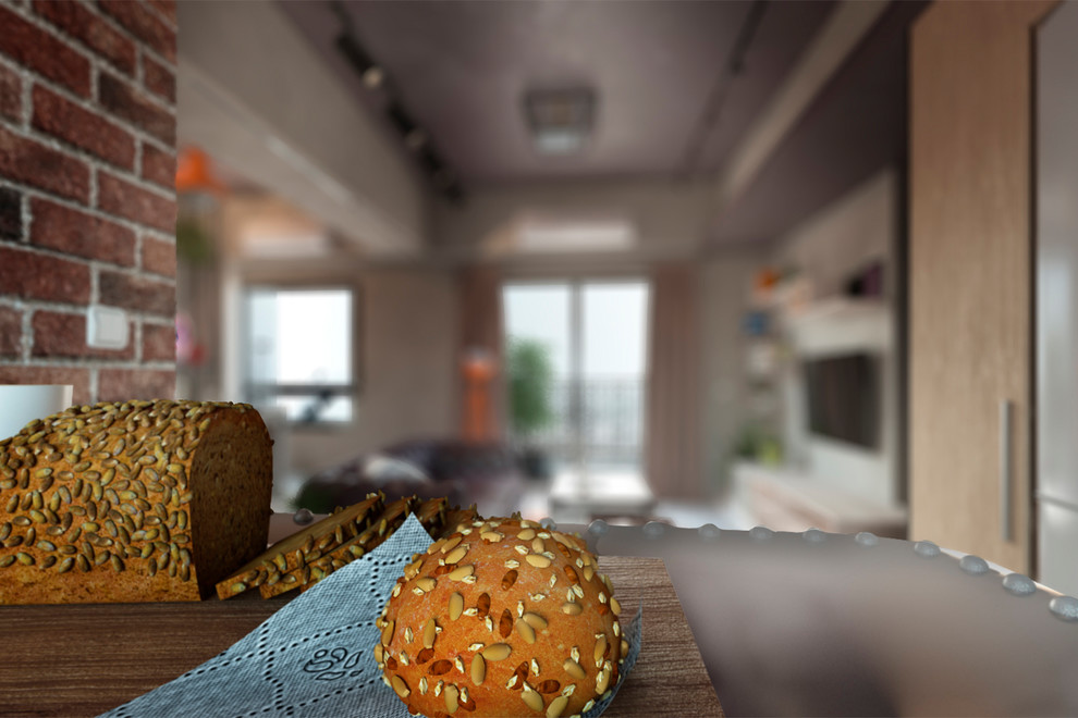 Визуализация мужского интерьера.