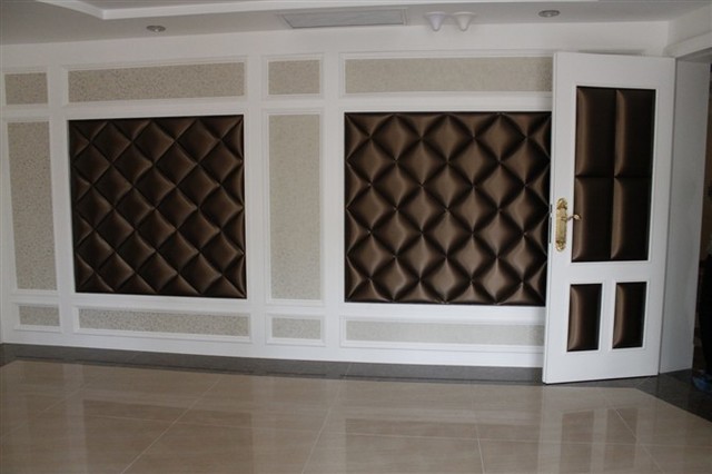 Faux Leather Wall Panel - Modern - New York - by My Luxury Home LLC | Houzz