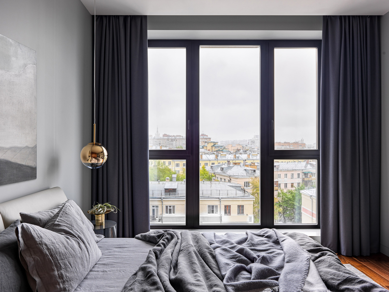 Apartment with a view of Moscow City