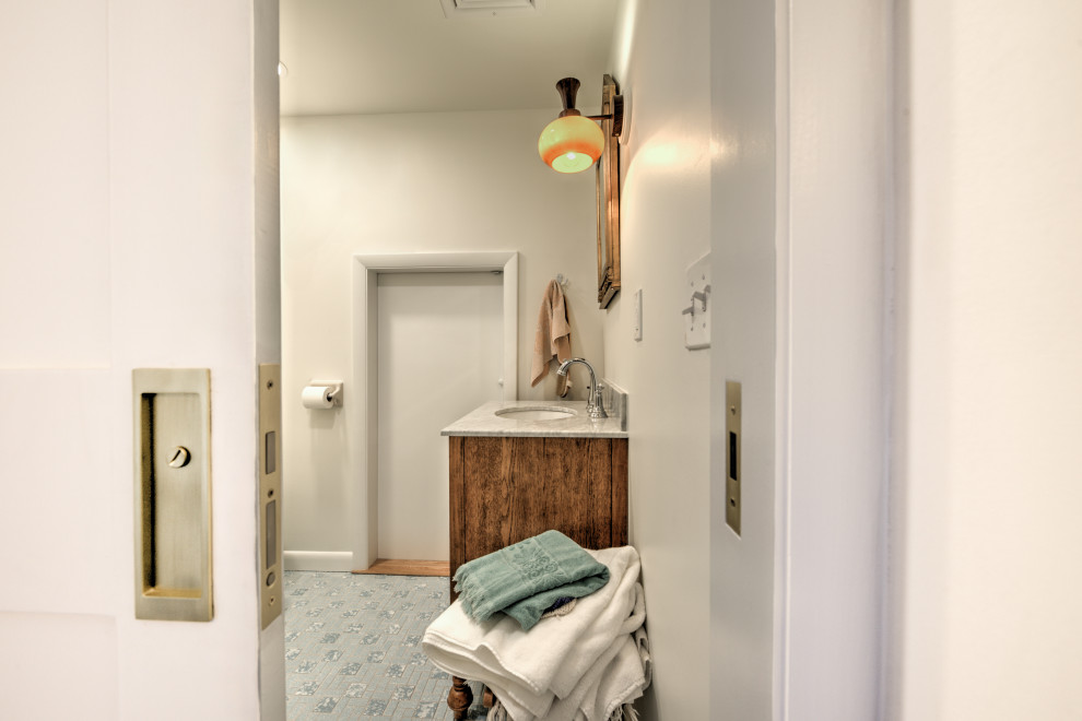 Yellow Shower Bathroom - Greenfield MA