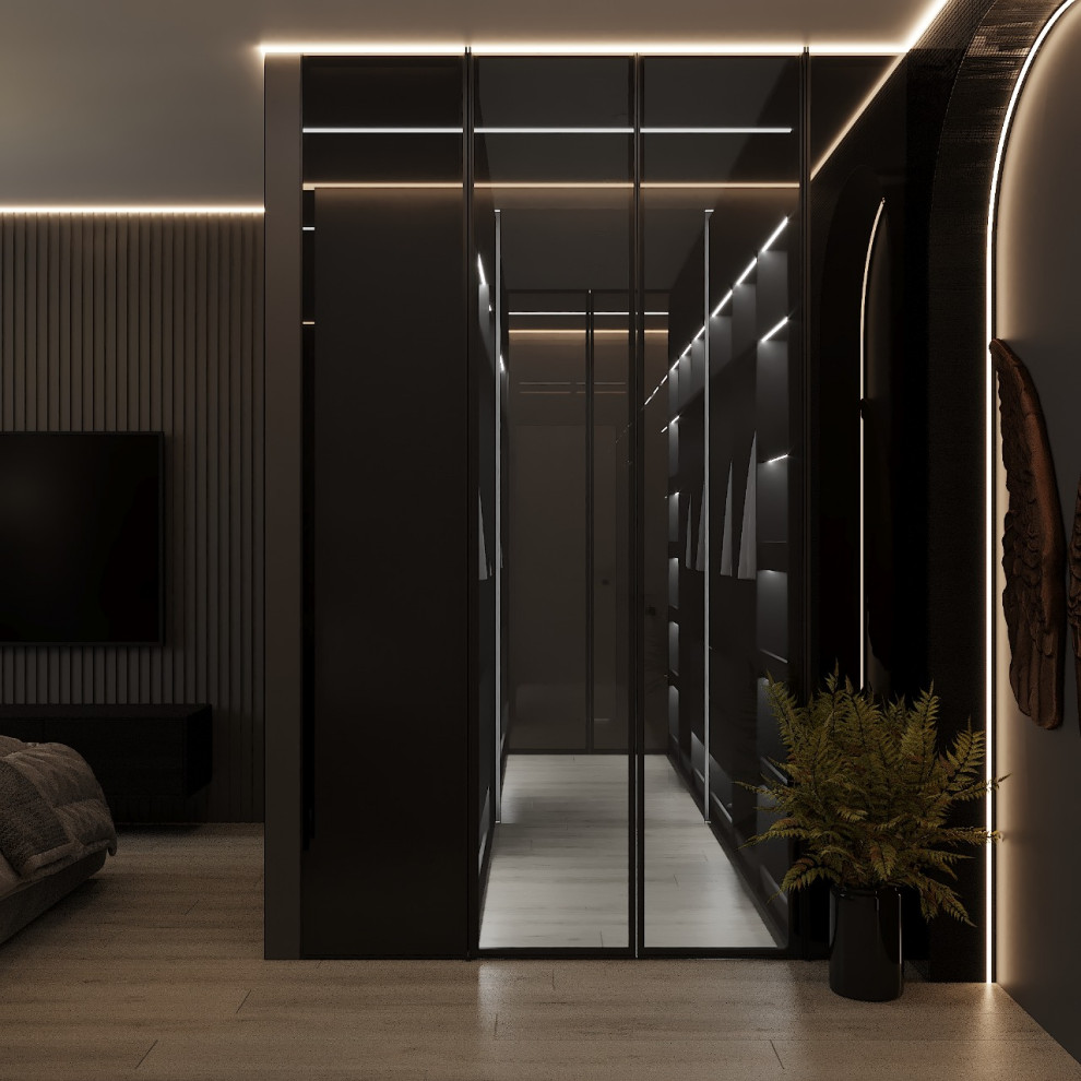 Квартира в темных тонах