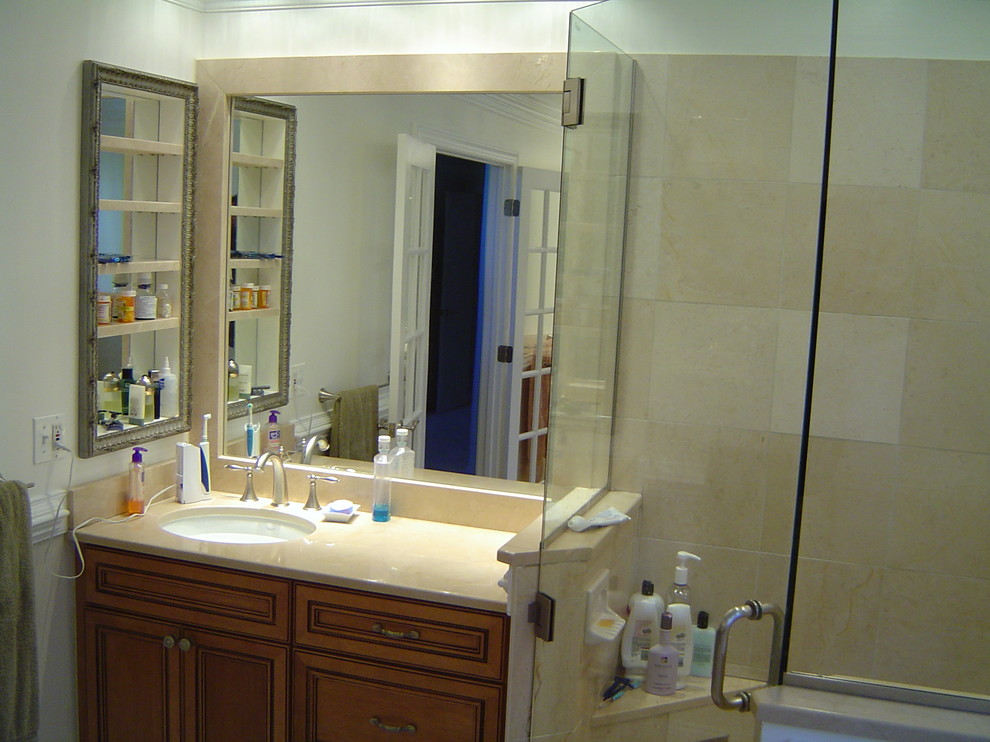 Inspiration for a transitional bathroom remodel in DC Metro