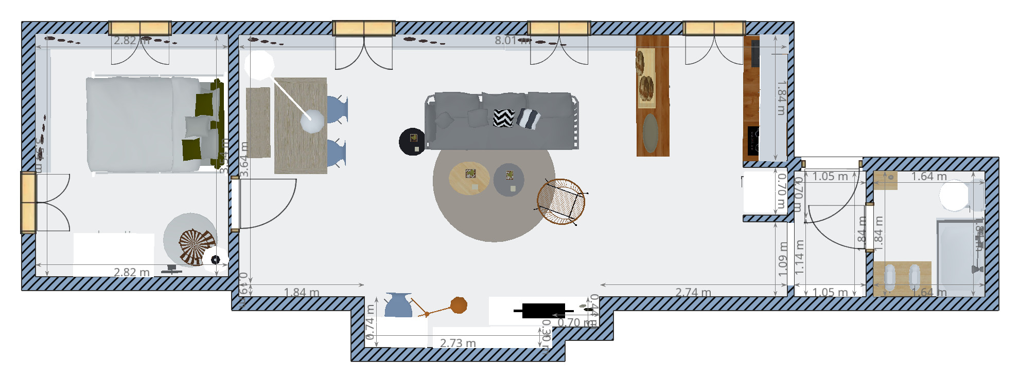 Rénovation d'un appartement de 45m2