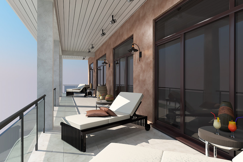 Дизайн террас загородного дома, г. Ялта