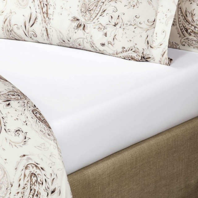 Bianka Fitted Sheet Queen, Queen Fitted Sheets by Togas Houzz