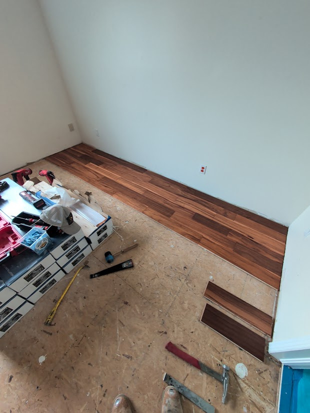 Bedroom Flooring Installation