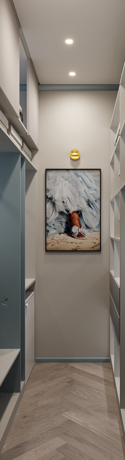 Проект 2х-комнатной квартиры в Мегаполис-парке