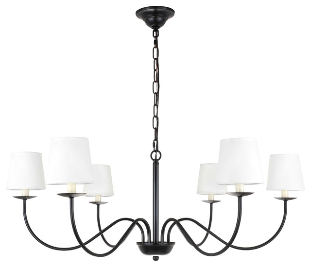 Brass Finish And White Shade 4 Light, Silver Chandelier With White Shades