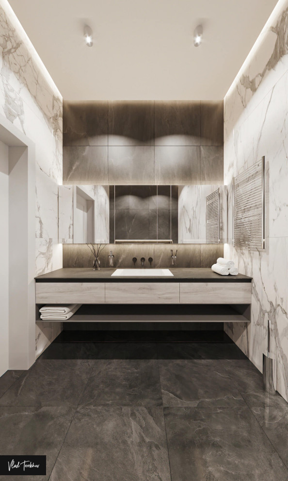 Квартира в современном стиле. ЖК На Московской.