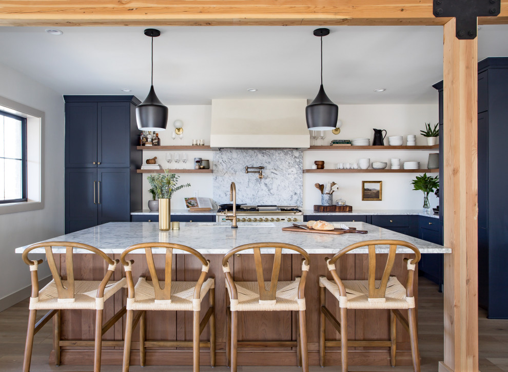 Inspiration for a transitional kitchen remodel in Denver