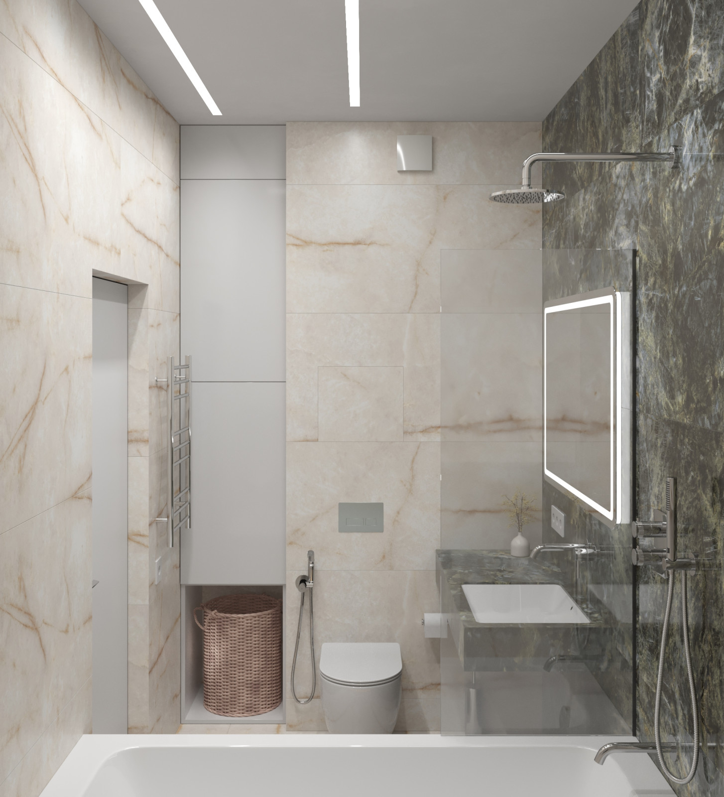 Квартира в стиле  "Фьюжн"  2024 г.