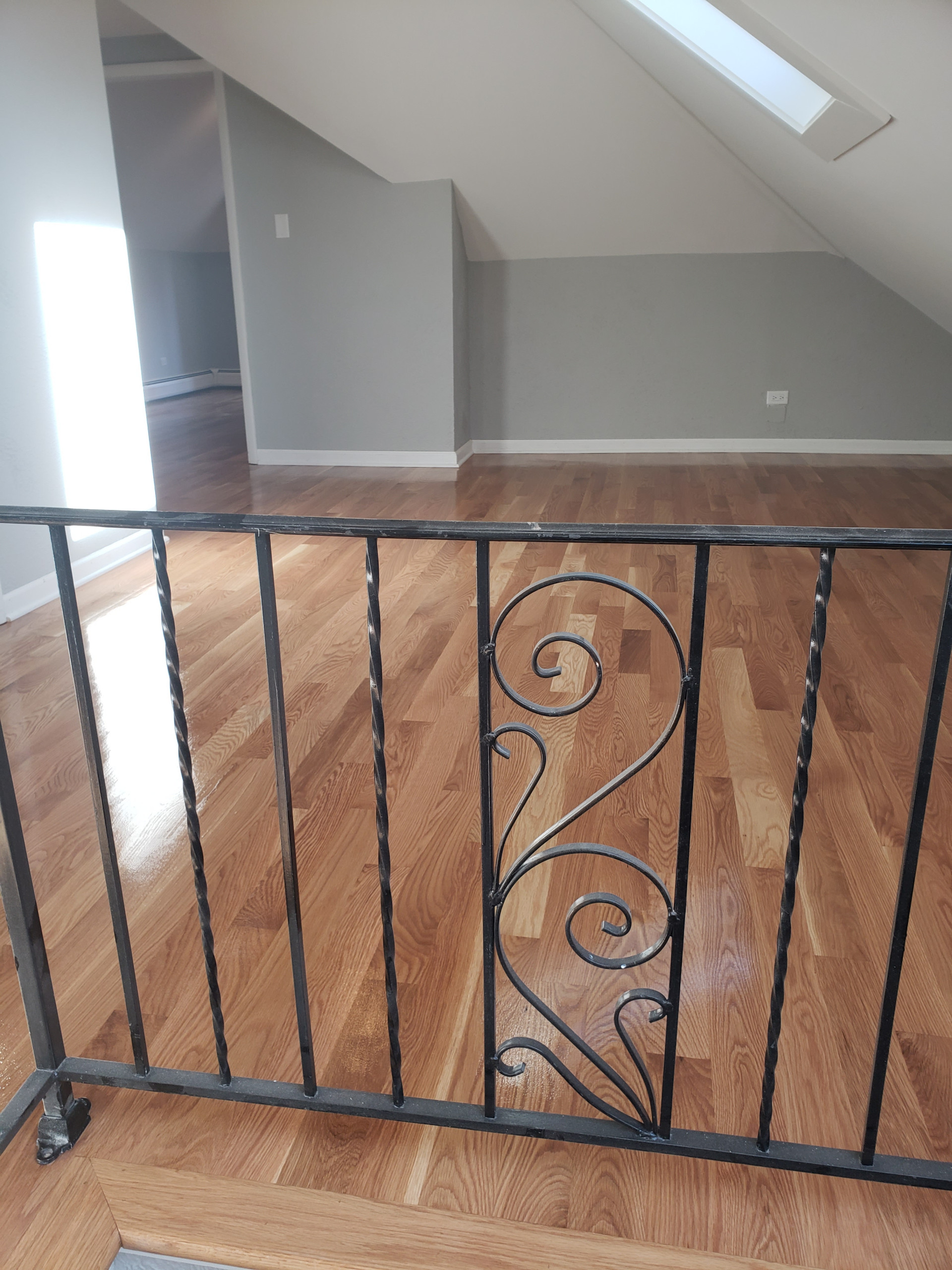 Oak Park , 3 and 1/4 white oak new install , natural , 3 coats Bona Mega One