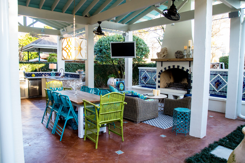 Inspiration for a beach style patio in New Orleans.