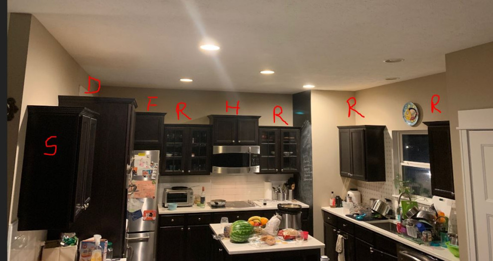 Trying to extend to 9ft ceiling uneven gaps