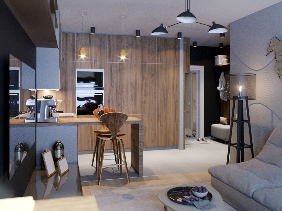 Дизайн-проект 1 комнатной квартиры